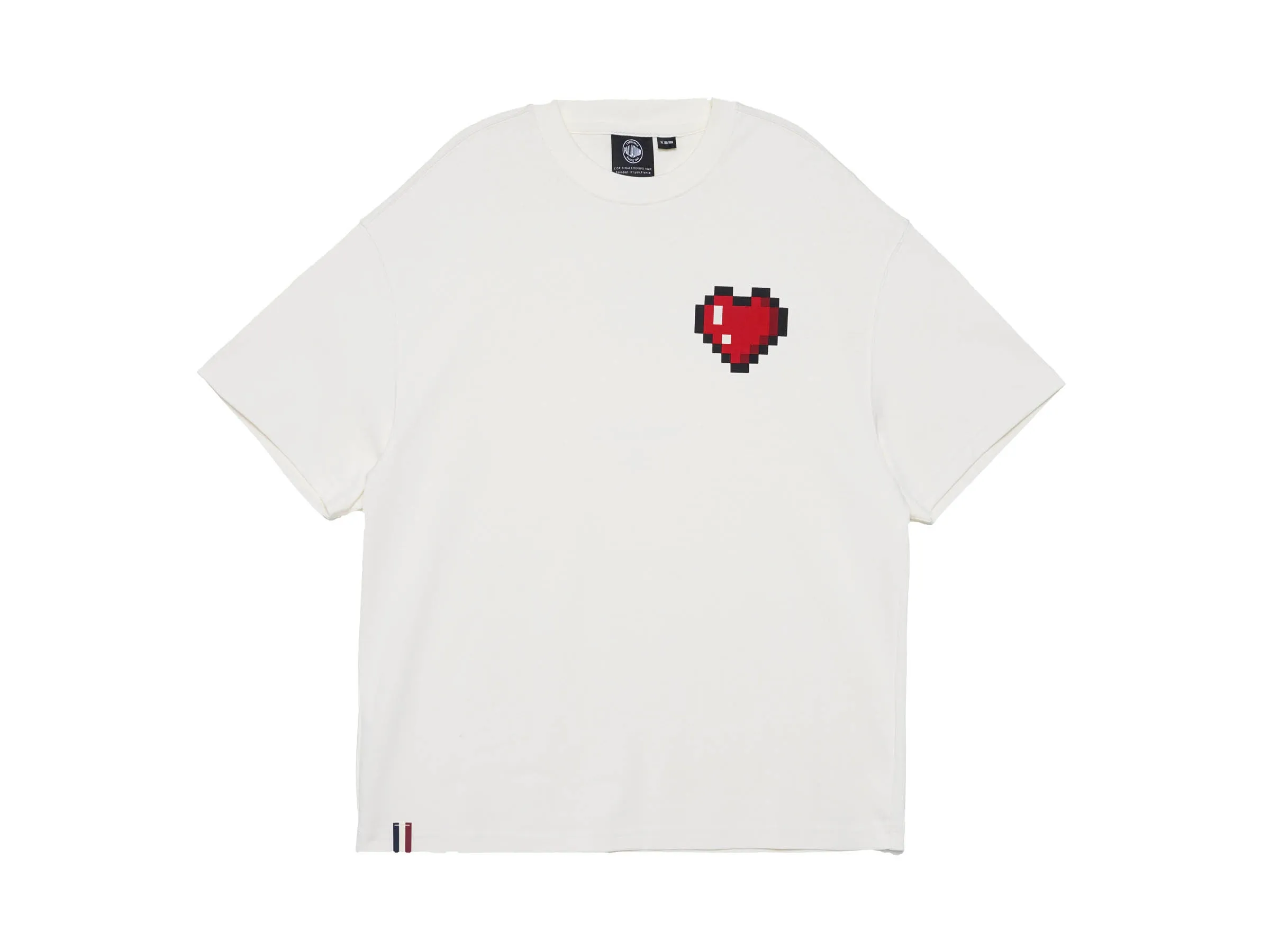 109729-262 | PIXEL LOVE TEE | MARSHMALLOW