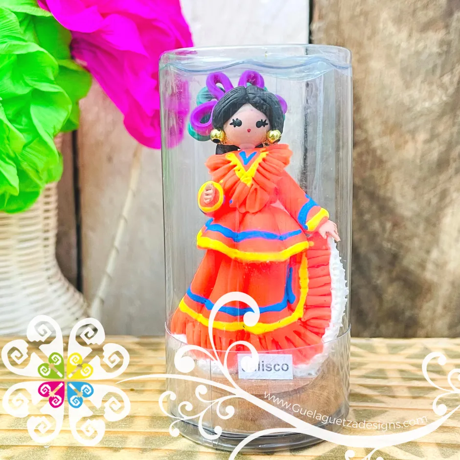 14- Jalisco Little Doll Figurine - Fondant Doll