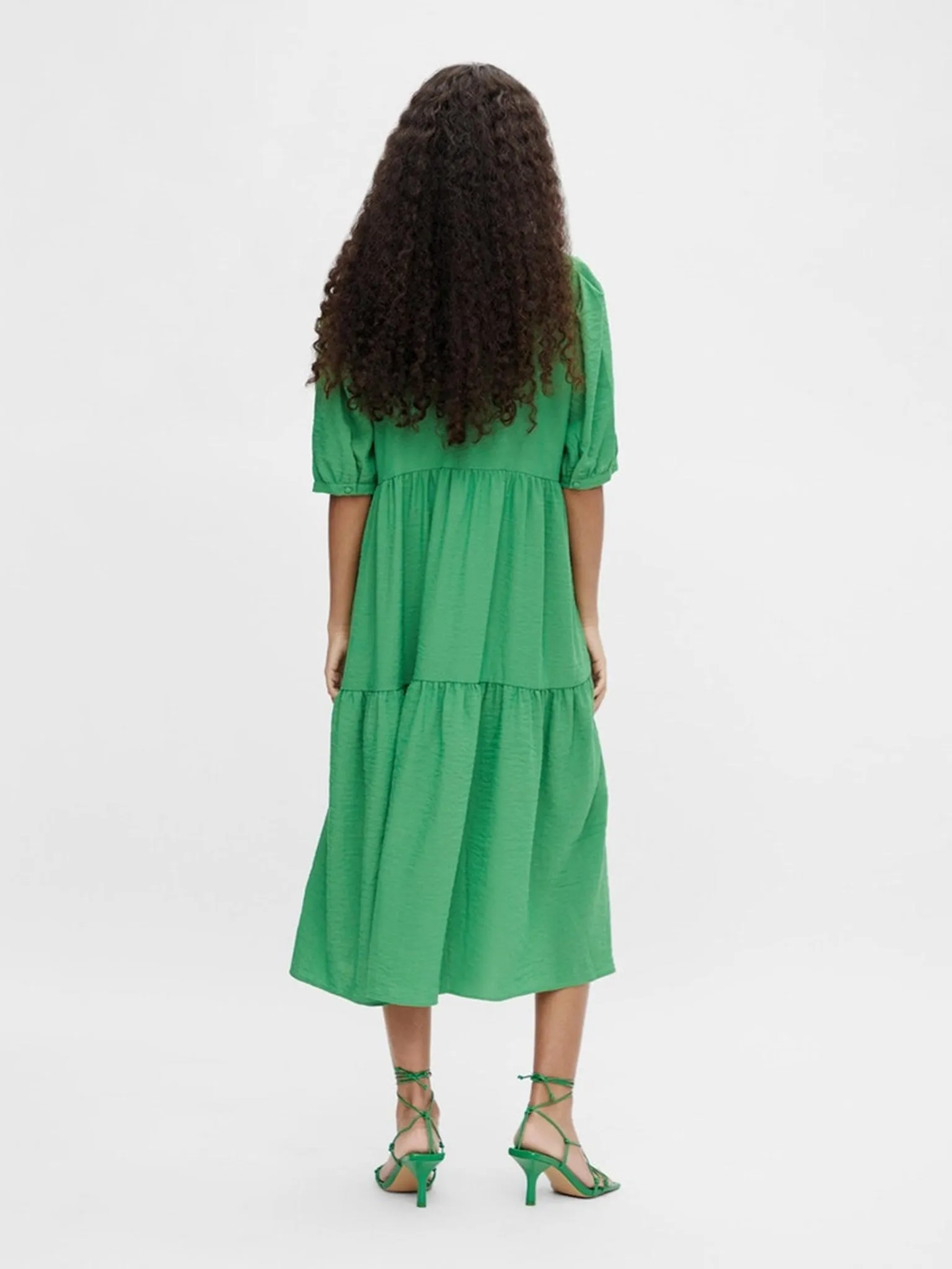 Alaia Lang Kjole - Artichoke Green