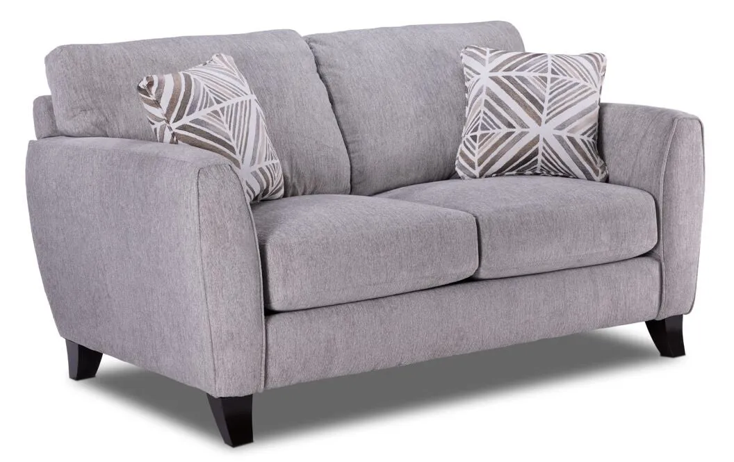 Alyssa Sofa, Loveseat & Chair Set- Pebble