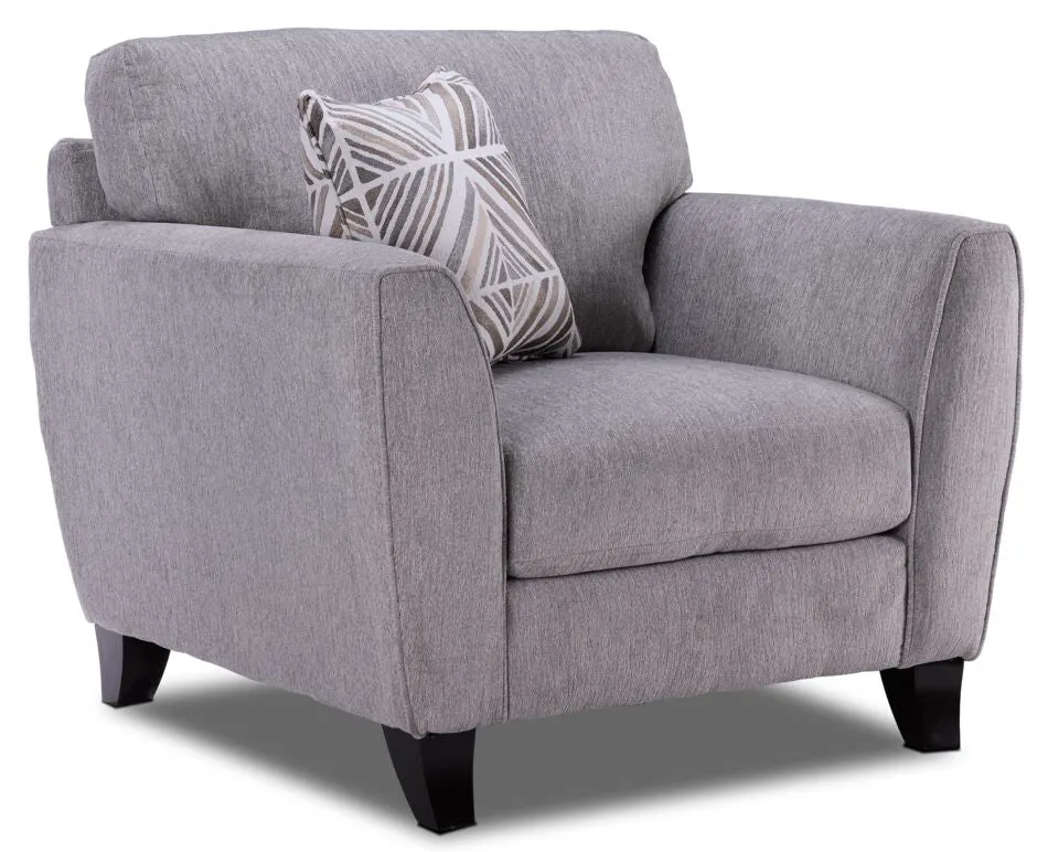 Alyssa Sofa, Loveseat & Chair Set- Pebble