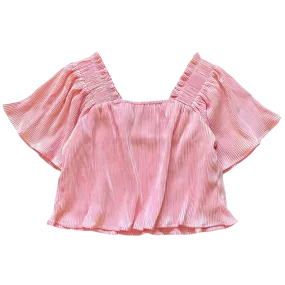 Ballet Pink Flutter Top