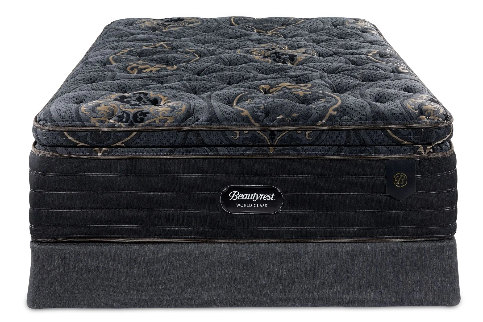 Beautyrest World Class Empress Luxury Firm Twin Mattress and Boxspring Set