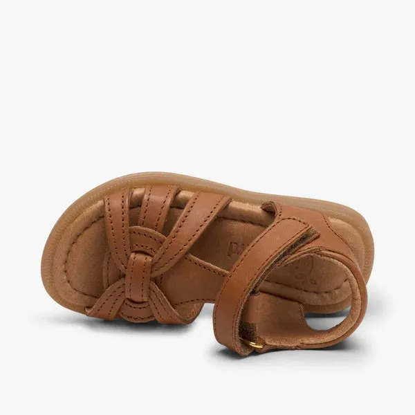 BISGAARD FELICIA Camel sandales / nu pieds