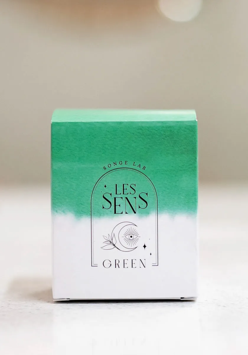 Luxurious Green Scented Candle 180g - Les Sens.