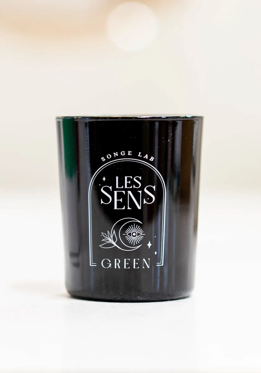 Luxurious Green Scented Candle 180g - Les Sens.