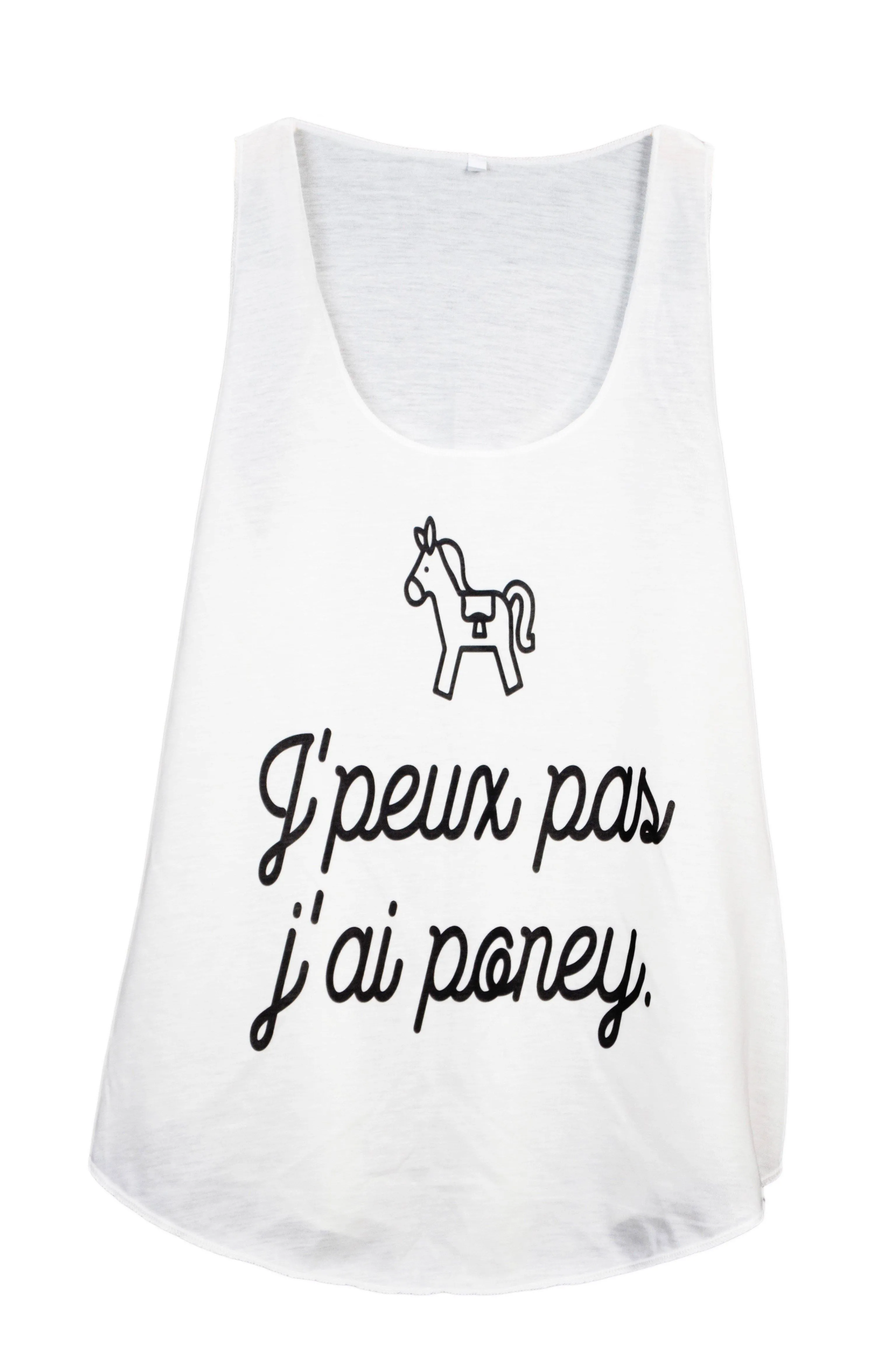 DEBARDEUR J'PEUX PAS J'AI PONEY