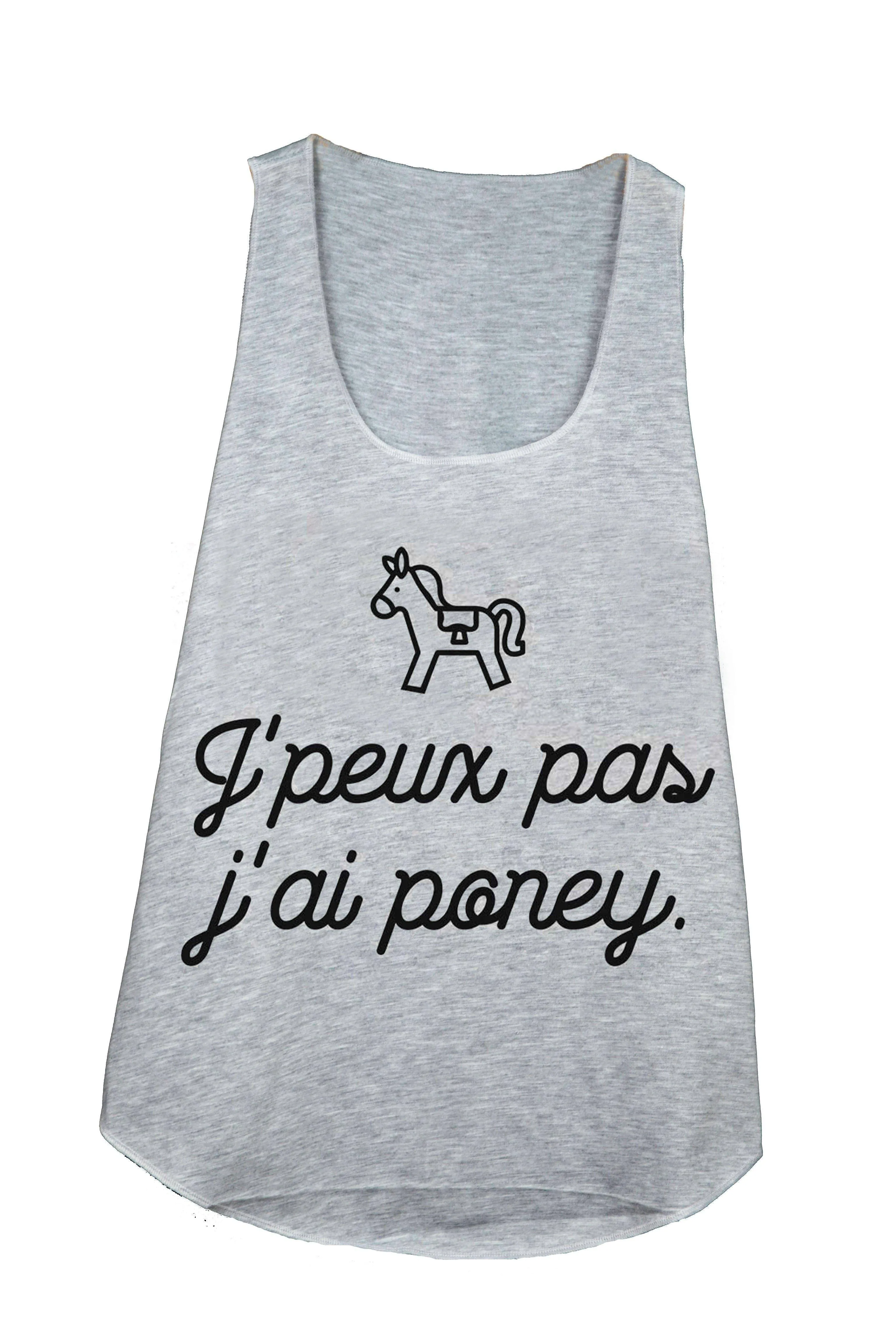 DEBARDEUR J'PEUX PAS J'AI PONEY