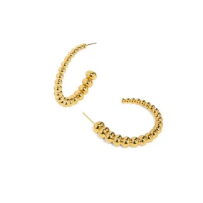 DOT GOLDEN HOOPS