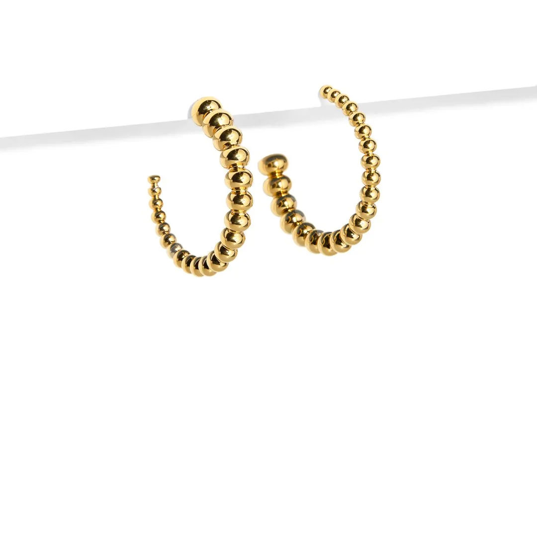 DOT GOLDEN HOOPS