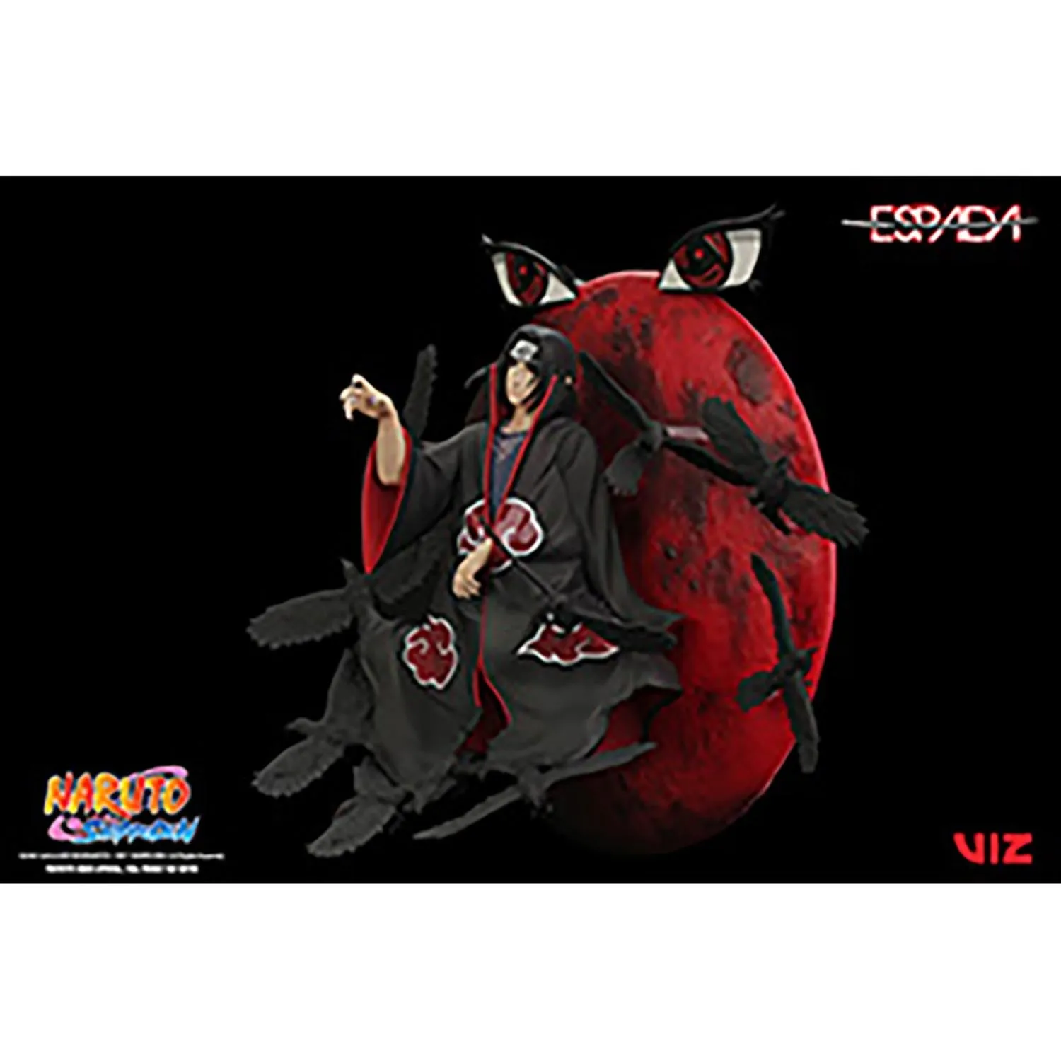 Espada Art Estatuilla Itachi Uchiha Escala 1:8 Naruto