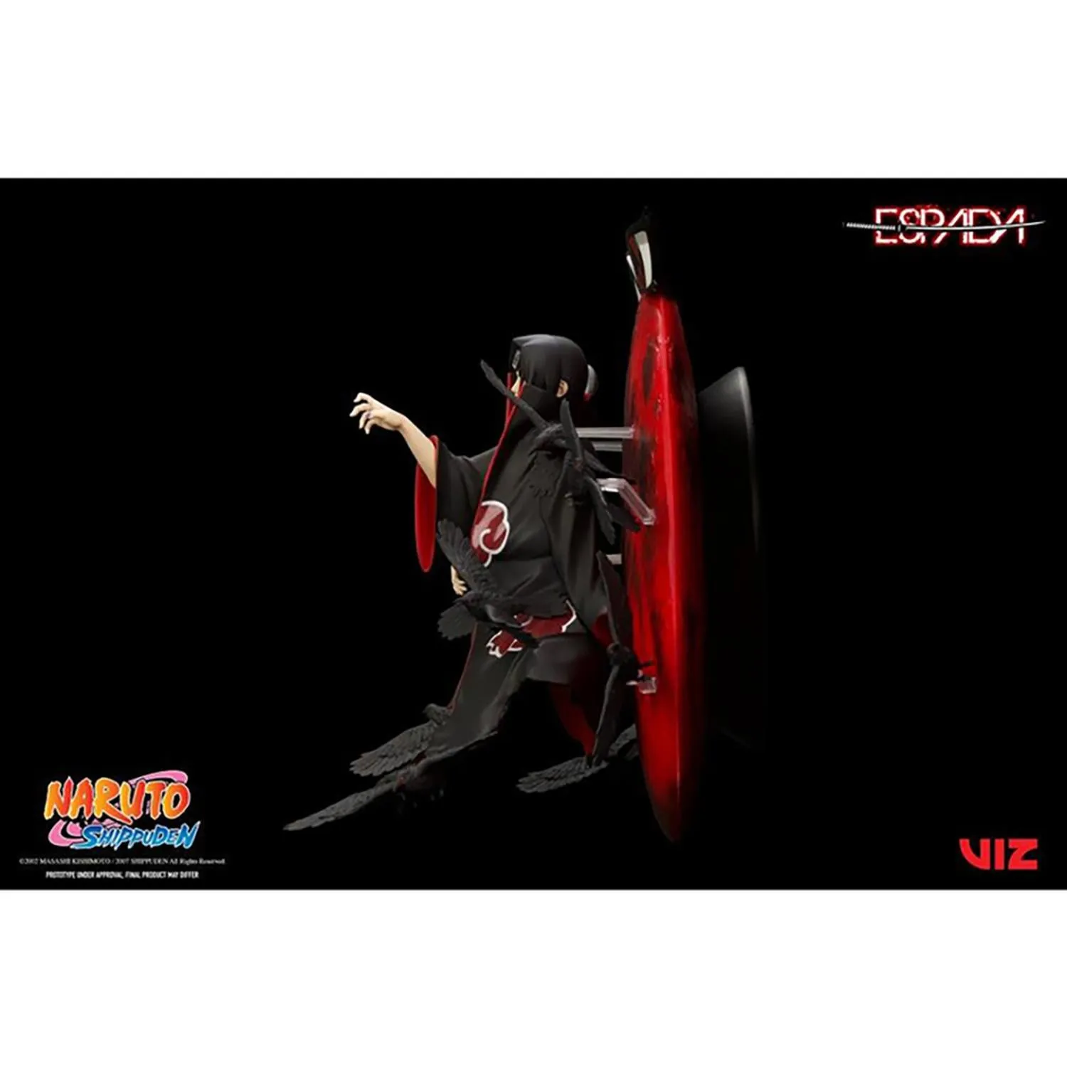 Espada Art Estatuilla Itachi Uchiha Escala 1:8 Naruto