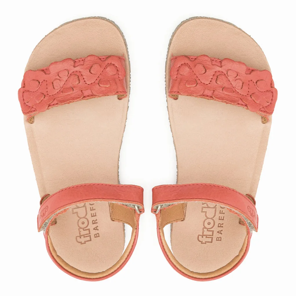 Froddo Barefoot Sandales Flexy Flowers Corail