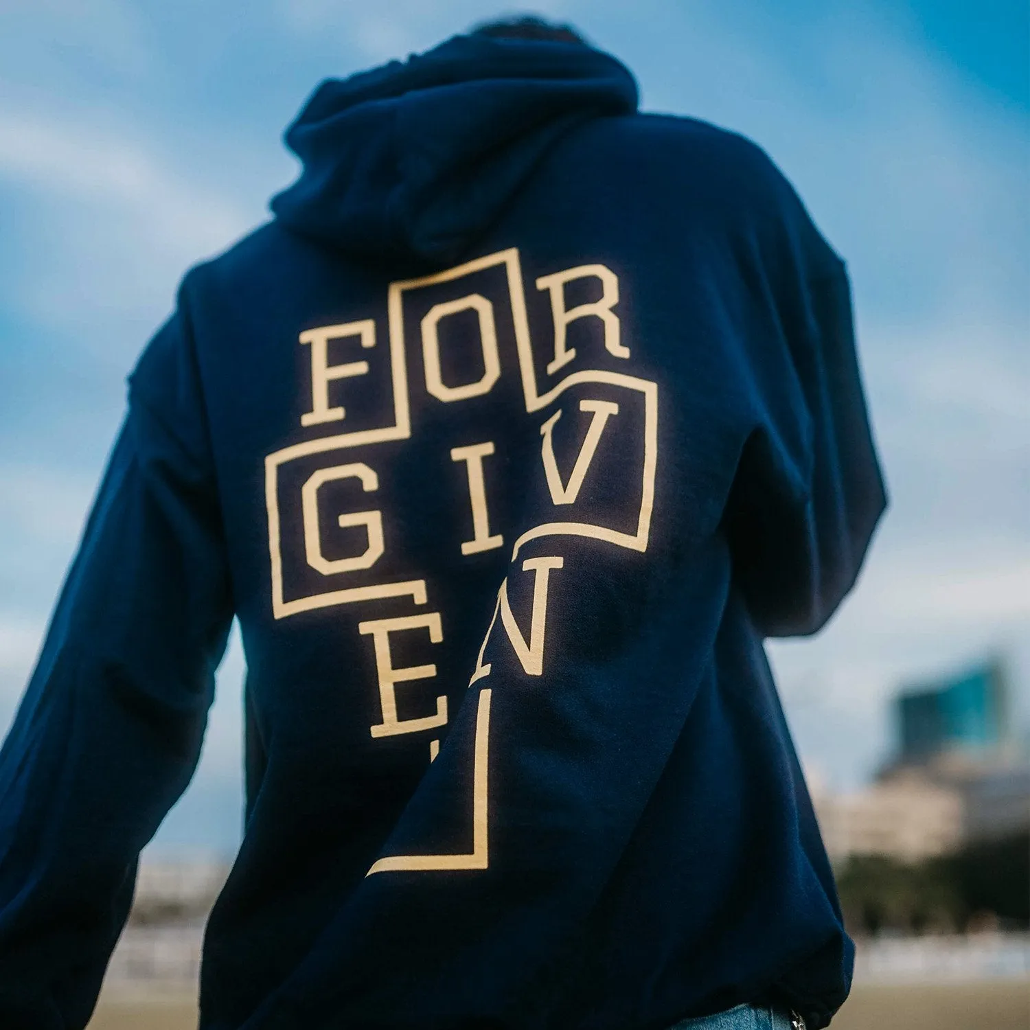 Navy HGA Hoodie - Comfortable, Stylish, Forgiven Collection