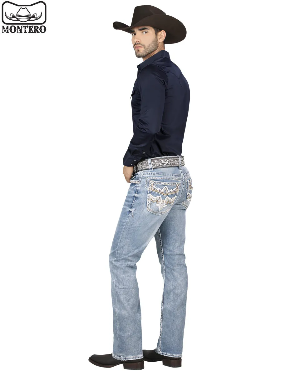 Pantalón para Hombre de Mezclilla Vaquero MONTERO (Heavy Denim) MT4619