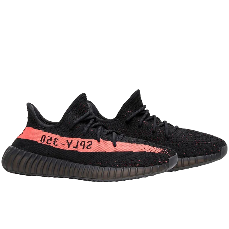 Tênis Adidas Yeezy Boost 350 V2 Core Black Red