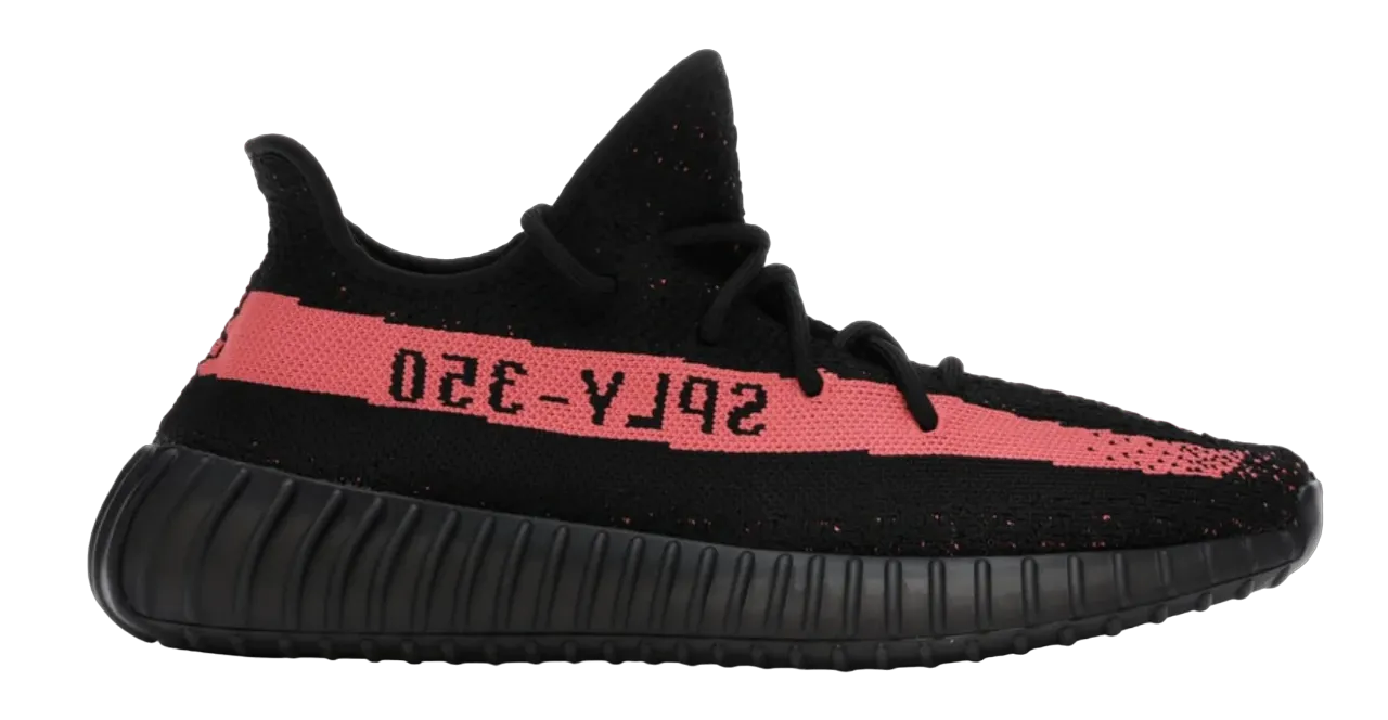 Tênis Adidas Yeezy Boost 350 V2 Core Black Red